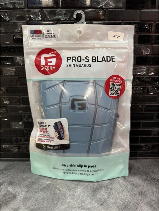 Other - G-Form Pro-S Blade Shin Guard Adult Crystal Blue Black Large